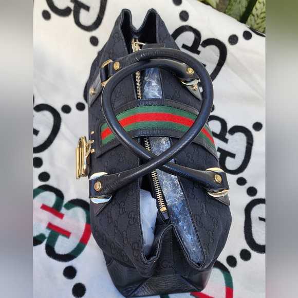 Authentic Vintage Gucci Black Small Tote - Picture 3 of 16